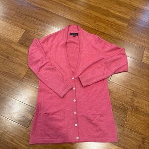 Mendocino cashmere long sleeve Dutton down cardigan